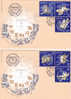 Zodiac FDC Premier Jour 2011 Covers 2X Romania. - FDC