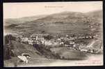 CPA  ANCIENNE- FRANCE- PLAINFAING (88)- VUE GENERALE DU VILLAGE- L'USINE- VACHES BROUTANT EN GROS PLAN- CULTURES - Plainfaing