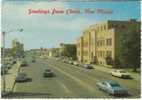 Clovis NM New Mexico, Street Scene, Autos, Courthouse, On C1960s Vintage Postcard - Autres & Non Classés