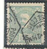 PORTUGAL, 1895, Carlos I,  Yvert N° 128  , 15 R ,vert Obl PORTO CENTRAL  3A SECCAO ;TB, Cote 3,00 Euros - Usati