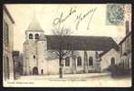 CPA  PRECURSEUR- FRANCE- CHENY (89)-  L'EGLISE ROMANE EN 1900 EN TRES GROS PLAN DE PROFIL- - Cheny