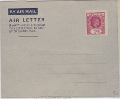 FIDJI  - AEROGRAMME (AIR LETTER) NEUF - ENTIERS POSTAUX - Fiji (...-1970)