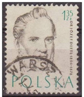 Polonia 1957 Scott 774 Sello º Retrato Doctor Josef Dietl Michel 1012 Yvert 897 Polska Stamps Timbre Pologne Briefmarke - Gebruikt
