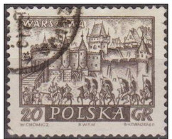Polonia 1960 Scott 949 Sello º Ciudades Historicas Warszawa Varsovia Michel 1190 Yvert 1054 Polska Stamps Timbre Pologne - Gebruikt