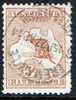 Australia 1913 5d Brown - Chestnut Kangaroo 1st Watermark Used -  SG8 - Fremantle WA - Used Stamps