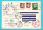 CARD SPECIAL FLIGHT OSLO - THULE - TOKYO 23 MAY 1953 - Lettres & Documents