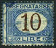 Italy J19 Used 10l Postage Due From 1874 - Portomarken