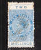 New Zealand 1882 Queen Victoria Postal Stamp Duty 2sh Used - Gebraucht
