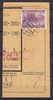 Böhmen Und Mähren Deluxe Cancel WOTITZ (Votice) 1940 Adresskarte Freight Bill Clip - Covers & Documents