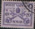 Vaticano Vatican Vatikan 1929 "Conciliazione "20c Usato - Usados