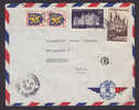 France Airmail Par Avion MARSEILL St. Giniez 1952 Cover To BRIDGEPORT Conn. USA Etats Unis - 1927-1959 Storia Postale