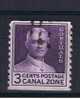 RB 727 - Canal Zone 1960 - 3c Coil  - Good Used Stamp SG 218 - Canal Zone
