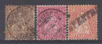 Lot N°14589   N°35-36-38, Belle Variété Sur Le N°35 Filet NORD Doublé - Gebraucht