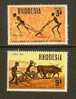 RHODESIA 1968 MNH Stamps Ploughing Championship 70-73 2 Values Only (thus Not Complete) - Rhodesien (1964-1980)