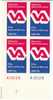 #1825, VA Veterans Administration 50-year Anniversary, 15-cent Plate Block Of 4, 1980 Stamps - Plattennummern