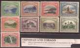 BRITISH TRINIDAD AND TOBAGO PICTORIAL SET 1 C- 72 C VIEWS FRESH M/MLH 1935-37 SG230-38 CV 55 POUNDS READ DESCRIPTION !! - Trinidad & Tobago (1962-...)