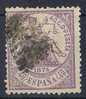 40 Cts Violeta Alegoria Justicia 1874, Edifil Num 148 º - Used Stamps