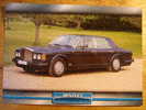 BENTLEY TURBO R - FICHE VOITURE GRAND FORMAT (A4) - 1998 - Auto Automobile Automobiles Voitures Car Cars - Autos