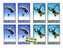 Bulgaria/ Bulgarie 1980 World Parachutting Championship 2v.- MNH  Block Of Four - Paracadutismo