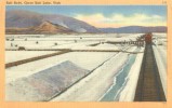 USA – United States –  Salt Beds, Great Salt Lake, Utah, Unused Linen Postcard [P4330] - Sonstige & Ohne Zuordnung