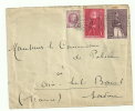 Lettre - BELGIQUE - OSTENDE Càd/N°302+303+195 - Cent.Indépendance - 1930 - Covers & Documents