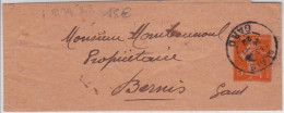 SEMEUSE CAMEE - BANDE JOURNAL - 1922 - ALAIS (GARD) - DATE 229 - Streifbänder