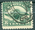 United States 1923 8 Cent Air Mail  Stamp #C4 - 1a. 1918-1940 Oblitérés