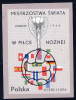 POLAND 1966 World Football Cup Block MNH / **.   Michel Block 38 - Ongebruikt