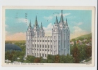 THE MORMON TEMPLE , SALT LAKE CITY , UTAH . Old PC . USA - Salt Lake City