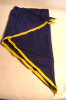 SCOUTS DE FRANCE / FOULARD BLEU LISERE JAUNE    TRIANGLE 120X75CM - Scoutisme