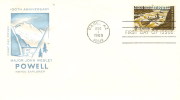 (d) Enveloppe 1er Jour John Wesley Powell Expedition (canoe) - 1961-1970