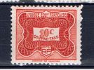 F AEF+ Französisch Äquatorialafrika 1947 Mi 12 Mnh Portomarke - Unused Stamps