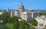 HARRISBURG - State Capitol Buildings. On Left The Wm. Penn Memorial Building - Carte Petit Format, Neuve, TBE,  2 Scans - Harrisburg