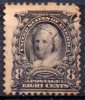 Etats Unis ; U S A ; 1902  ; N° Y : 150 ; Ob  ; Violet/noir; " Martha. Washington " ; Cote Y : 2.00 E. - Usados