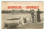 78 - ROSNY Sur SEINE - Visuel Unique Sur D* - Pecheur En Barque - Les Bords De La Seine - Peche - Bateau - Dos Scané - Rosny Sur Seine