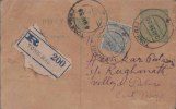 Br India King George VI, Postal Card, Registered, India As Per The Scan - 1911-35 Roi Georges V