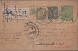 Br India King George VI, Postal Card, Registered, India As Per The Scan - 1911-35 Roi Georges V