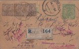 Br India King George V, Postal Card, Registered, India As Per The Scan - 1911-35 Roi Georges V