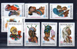 Coiffes Africaines I, 301 / 308 Nd**, Prix 8 € - Neufs