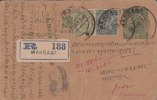 Br India King George V, Postal Card, Registered, India As Per The Scan - 1911-35 Roi Georges V