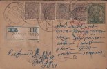 Br India King George V, Postal Card, Registered, India As Per The Scan - 1911-35 Roi Georges V