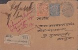 Br India King George V, Postal Card, Registered, India As Per The Scan - 1911-35 Roi Georges V