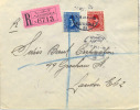 Lettre De Alexandrie Vers London, Recommande 1931. Cover - Storia Postale