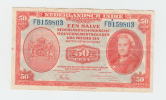 Netherlands-Indies 50 Cents 1943 VF+ P 110a 110 A - Niederländisch-Indien