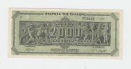 GREECE 2000 MILLION DRACHMAI 1944 P 133b 133 B - Griechenland