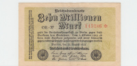 Germany 10 Million Mark 1923 VF (with A Star Near The SN) P 106 - 10 Millionen Mark