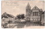 D51 - VERTUS - L'EGLISE ET LE PUITS ST MARTIN (LAVOIR) En L'état Pliures Dans Les Coins Voir Scan - Vertus