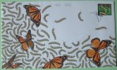 Canada 2009 Benefical Insect Monarch Butterfly Caterpillar - FDC - Usati