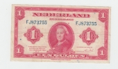 Netherlands 1 Gulden 1943 VF P 64 - 1 Gulde