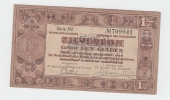 Netherlands 1 Gulden Zilverbon 1938 VF++ CRISP Banknote - 1 Gulden